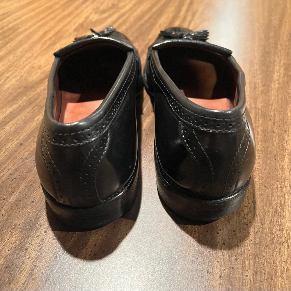 Allen Edmonds Men’s Bridgerton Tassel Loafer Kiltie Black Leather 10 - Picture 8 of 14